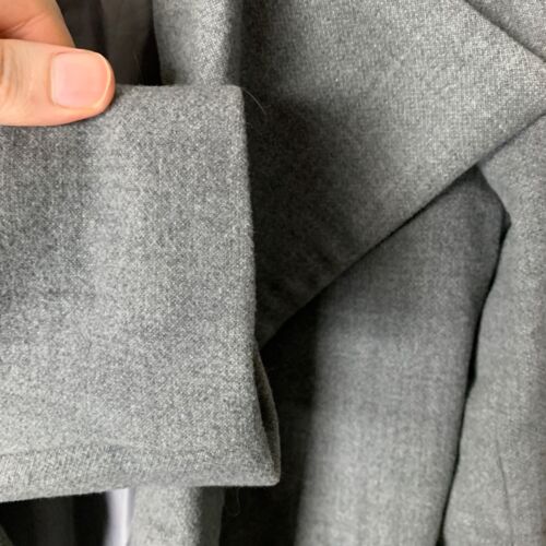 Missguided Grey Longline Open Wool Feel Trench Over Coat Women's Size UK 8 - Picture 4 of 9