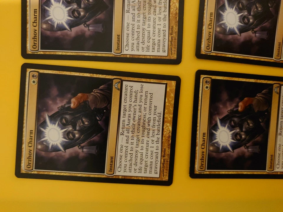 MTG Card. Orzhov Charm playset. Gatecrash Instant 4 cards - Image 3 of 3