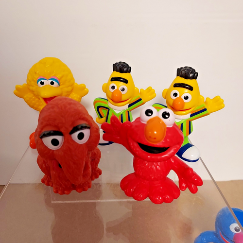 Sesamstraße Werkstatt Menge 13 Figuren Kunststoff Spielzeug Tortenaufleger großer Vogel - Bild 5 von 7