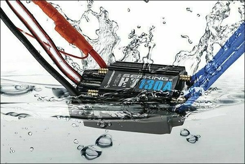 Hobbywing SeaKing HV V3 Waterproof 130A No BEC 5-12S Lipo Brushless ESC for Boat - Picture 2 of 2