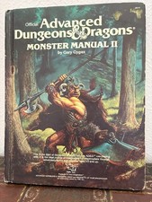 Advanced Dungeons & Dragons Monster Manual II First Edition TSR 2016 1983