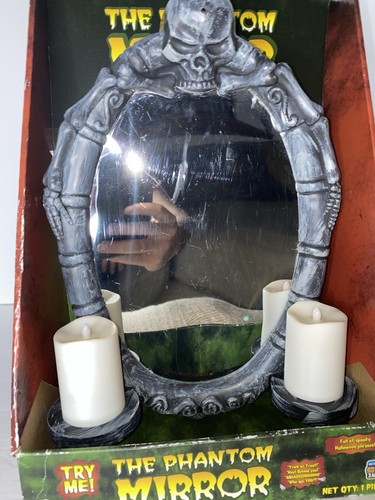 2007 Gemmy Halloween The Phantom Mirror Halloween Decoration NIB 13” Tall - Picture 8 of 8