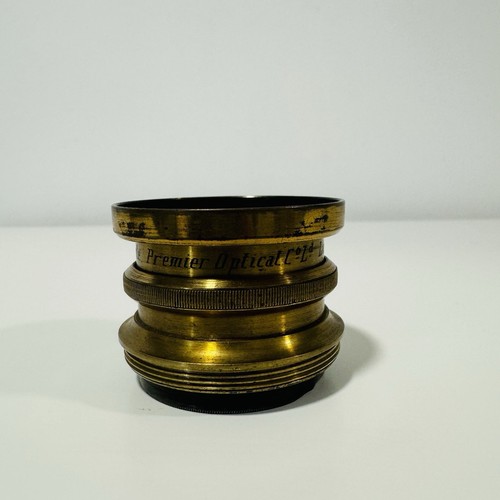 Vintage Brass Wide Angle Lens - Premier Optical Co. Ltd. (London - Paris) - Picture 1 of 11