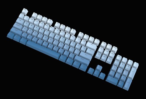 Redragon A134 Gradient Color Ombre Blue KeyCaps, 104 Keys Standard Doubleshot PB - Picture 2 of 7