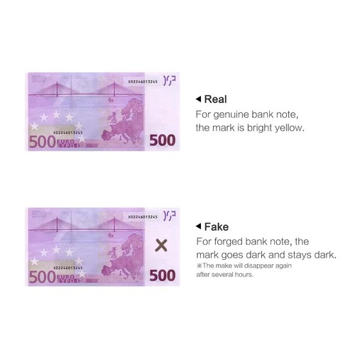 Banknote Prüfer Stift Falschgeld gefälschtes Geld Tester Marker Detektor - Bild 4 von 6