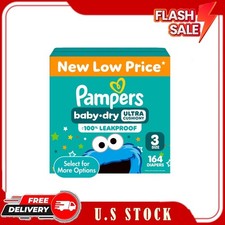 Pampers Baby Dry Ultra Baby Diapers Size 3, 164 Count Select for More Options
