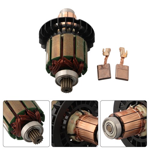 619380-9 619583-5 Armature With 194427-5 CB-440 Carbon Brush for DDF482 DHP482 - Picture 9 of 18
