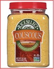 RiceSelect Couscous, Moroccan-Style Non-GMO & Vegan Couscous Pasta, 26.5 oz Jar
