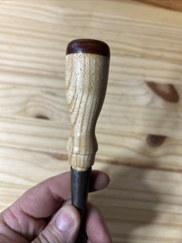Scalpello conico vintage largo 5/8” manico nuovo - Foto 6 di 9
