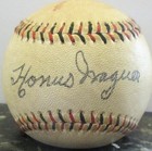 Honus Wagner - 1930's - Autographed Baseball - Beautiful High Quality Replica