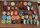 Large lot Vintage playmobil shields medieval viking castle native indian