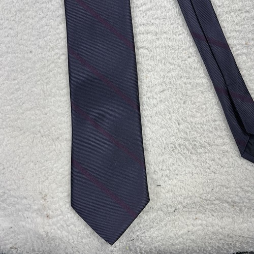 Corbata Brooks Brothers Irregular 100 % Seda Azul Rayas Para Hombre Hecha en EE. UU.  - Imagen 1 de 6