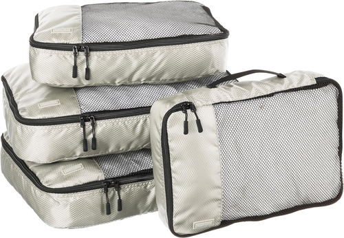 Amazon Essentials, Set Di 4 Packing Cube, Accessori Viaggio, Organizer per Bagag - Foto 7 di 12