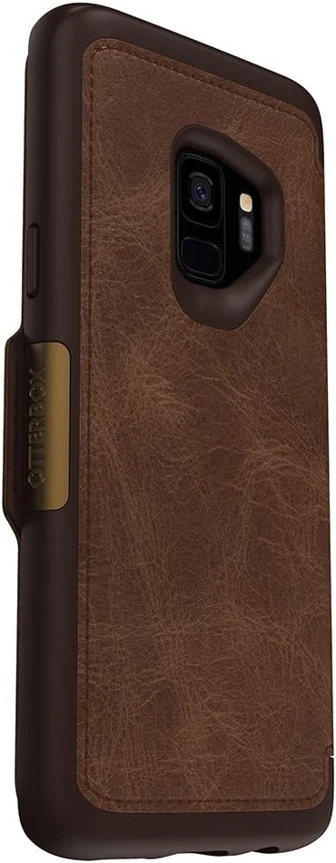 OtterBox for Samsung Galaxy S9 Strada Folio Genuine Leather Cover 77-58220 NEW - Image 2 of 4