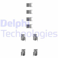 8x DELPHI LX0183 Zubehörsatz Scheibenbremsbelag Vorne für DAIHATSU Feroza (F300)