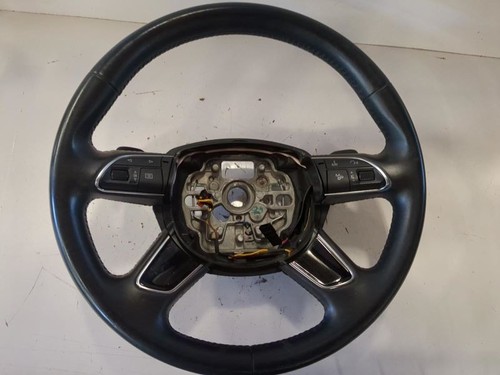 2017 Audi A8 Black Leather Steering Wheel - Picture 2 of 8
