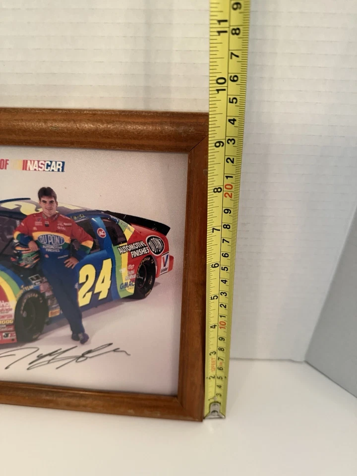 NASCAR Jeff Gordon #24 Monte Carlo Hendrick Motorsports Dupont Racing Autógrafo Foto 2 de 4