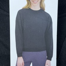 DKNY Sport Women's M Sweatshirt Black a2188