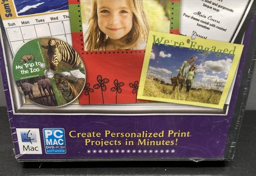 Broderbund PrintMaster Print Master Platinum 2.0 PC And Mac DVD - New Sealed! - Picture 4 of 8