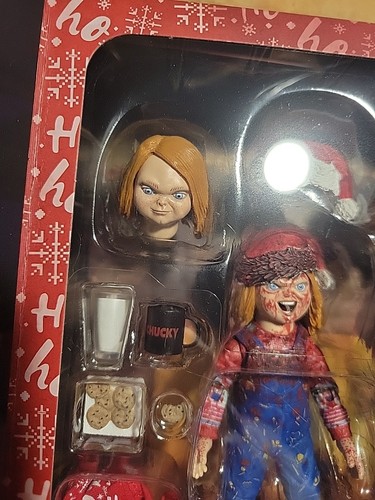 CHILD'S PLAY ULTIMATE CHUCKY ACTION FIGURE HOLIDAY EDITION NECA NEW SEALED 2024 - Picture 3 of 16