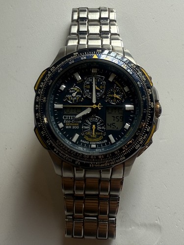 Citizen Vintage Titanium Skyhawk U600-S055521 Blue Angels Eco-Drive  - Imagen 2 de 8
