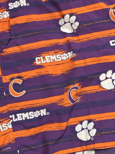 Clemson Tigers NCAA Men's Columbia Allover Print Swim Trunks Size 6XL - NWT - Picture 3 of 8
