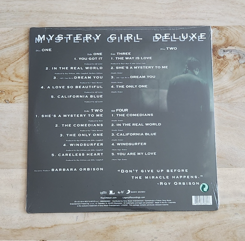 Roy Orbison - Mystery Girl Deluxe Vinyl 2LP Sealed Limited Edition 180 Gram 2014 - Picture 3 of 5
