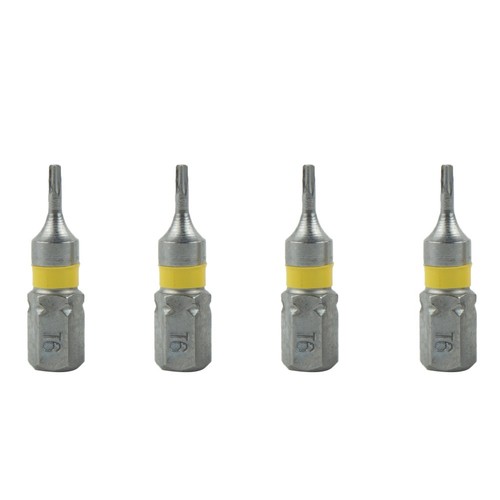 Screwdriver Bit 1/4inch 25mm 4Pc Hex Shank High Hardness Screw Driver Bit - Picture 8 of 71