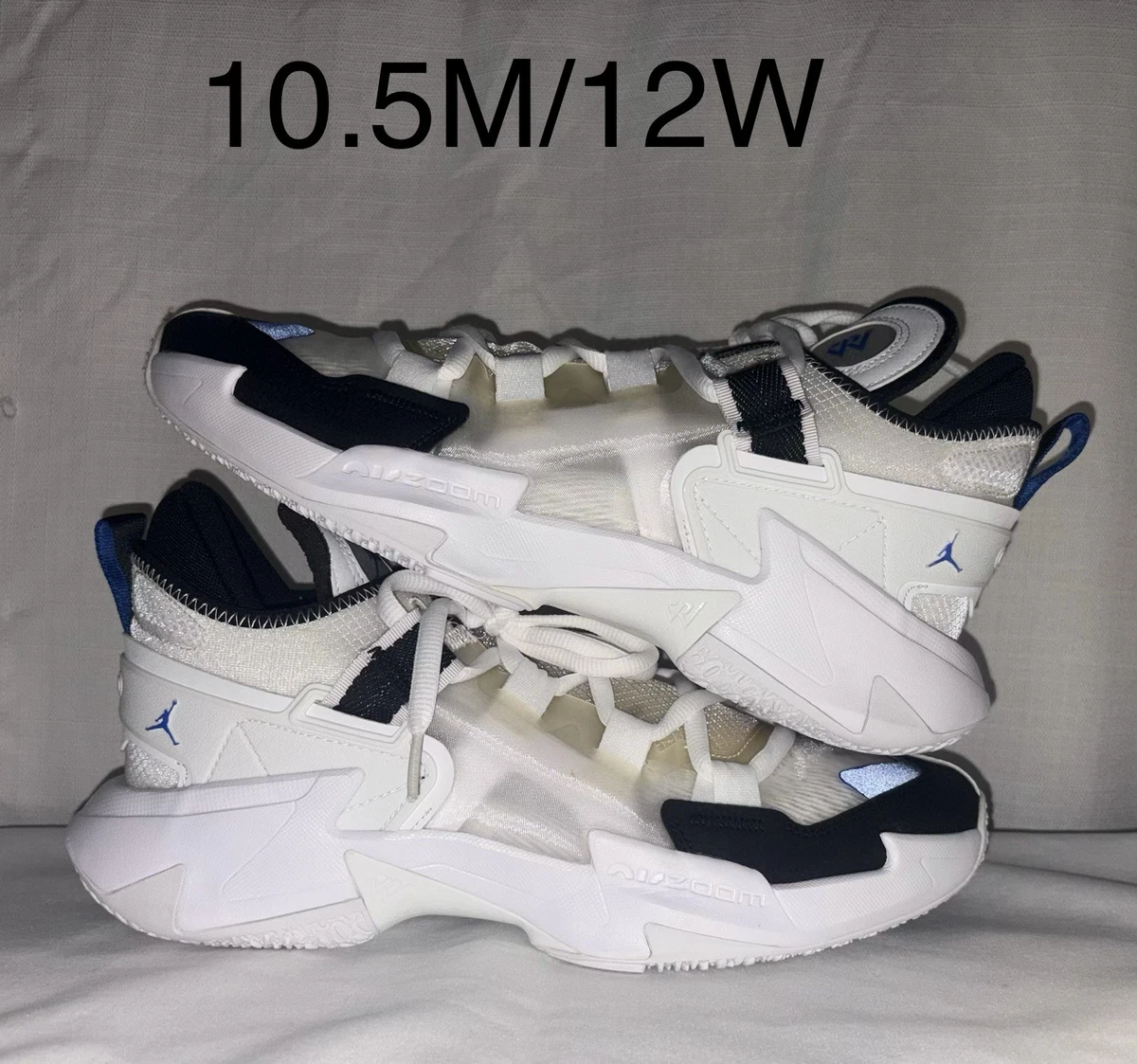 NIKE JORDAN WHY NOT .5 ホワイト メンズ スニーカー Jordan Why Not Zer0.5 White Racer Blue for Sale | Authenticity
