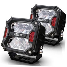 LED Pods 4 Inch 120W 14400LM White Spot Beam Work Light Driving 4" Spot Light