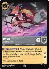 Basil Tenacious Mouse 179/204 Whispers in the Well Disney Lorcana 002816