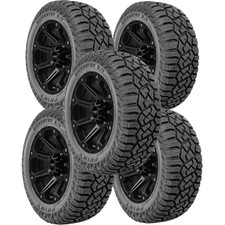 (QTY 5) 33x12.50R20LT Prinx HiCountry R/T 119Q LRF Black Wall Tires