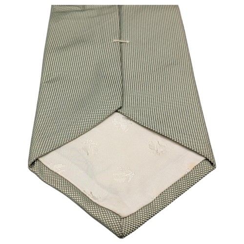 Brooks Brothers Tie Mens 58.5" Silk Green Micro Check USA Formal Classic Necktie - Picture 4 of 9