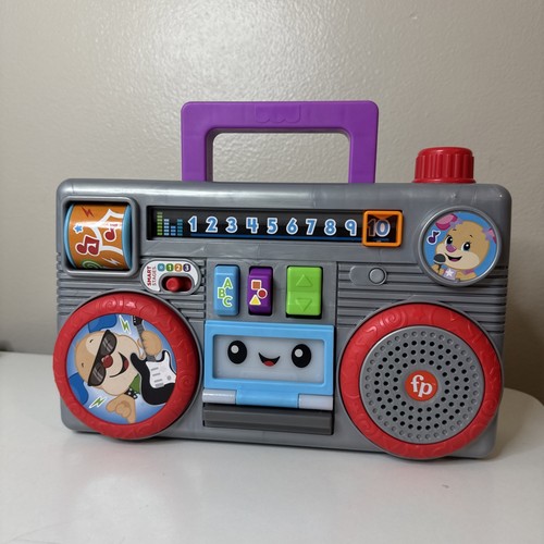 Fisher-Price Laugh And Learn Busy Boombox Lights, Sounds And Songs 6-36 Months