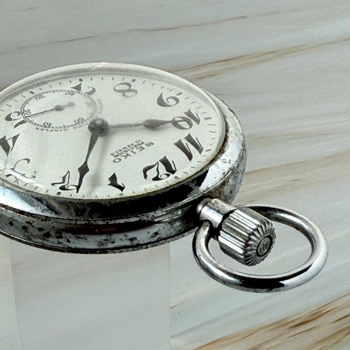 Men s pocket watch in good working condition SEIKO hand wound 9119 0020 vintage - Picture 7 of 10
