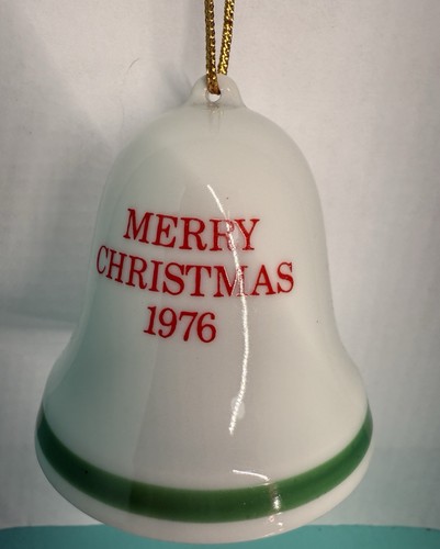 Campana di Natale Vintage 1976 Hallmark Peanuts Snoopy Ornamento Charles Schulz - Foto 3 di 6