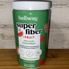 Bellway Super Fiber Powder + Fruit Sugar Free Organic Psyllium Husk Powder Fi...