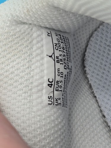 Nike Jordan Tenis Bebé/Niño Pequeño Zapatos DZ5576-104, 4C Summit Azul Tinte/Blanco 23 - Imagen 13 de 13