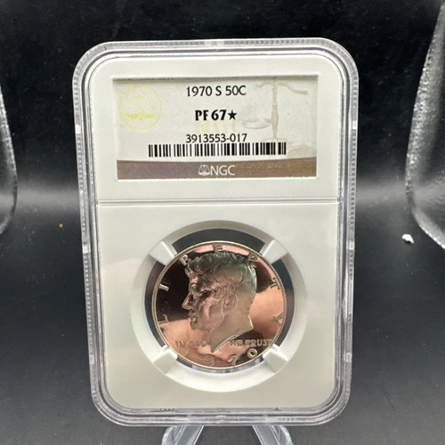 1977 S Kennedy Half Dollar Proof NGC PF 67 Star PR67* Frosty Coin 50C