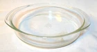 Vintage PYREX Clear #223 Glass 9" Cake Dish, Casserole Dish w/Full Handles, USA