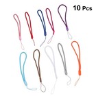  Lot de 10 cordons courts pour téléphone, dragonne colorée en nylon léger pour