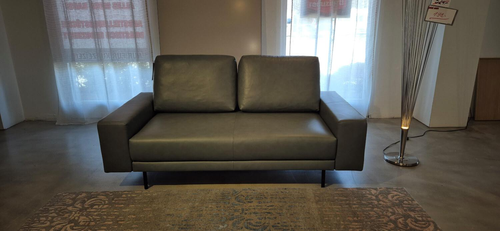 freistil Rolf Benz Sofa freistil 170 Leder 9000 Fehgrau Füße - Bild 4 von 4
