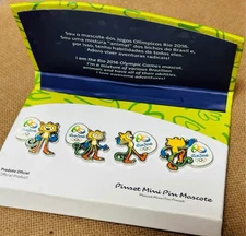 Rio 2016 Olympic Official Mascot Pin Set