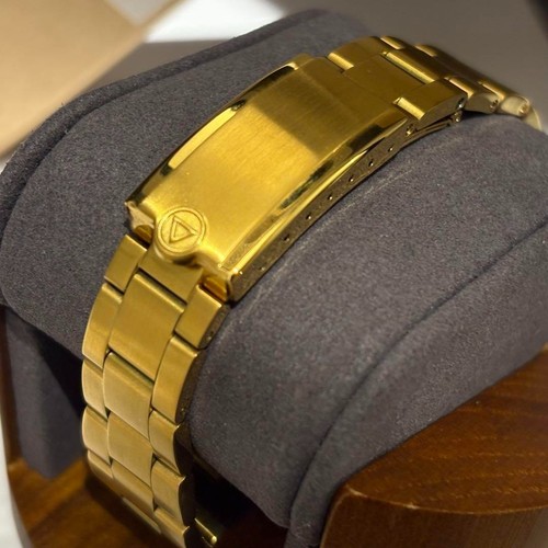 WMT Chronograph Green Label Collaboration Gold Herrenuhr mit Box unbenutzt neu - Bild 12 von 15