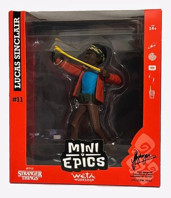 Stranger Things Mini Epics #11 Lucas Sinclair Figur 15 cm Groß Weta Workshop