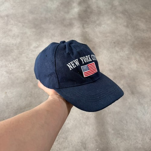 New York City Baseball Mütze Herren USA bestickt Strapback Cap marineblau