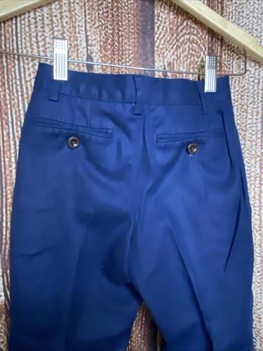 Polo Ralph Lauren Boy's Flat Front Linen Cotton Chino Pants Blue Size 7 - Picture 5 of 5