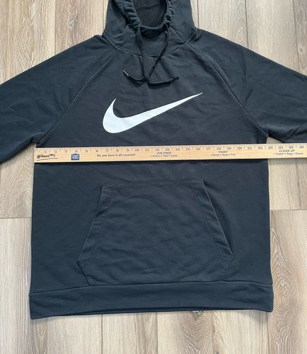 Nike Mens Sz Medium Mock Neck Hoodie Lightweight Pullover Dri-Fit Center Swoosh - Picture 9 of 9