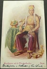 DUTCH EAST INDIES 1904 ILLUSTRATED POSTCARD OF BRIDEGROOM, JAVA - SENT TO GB