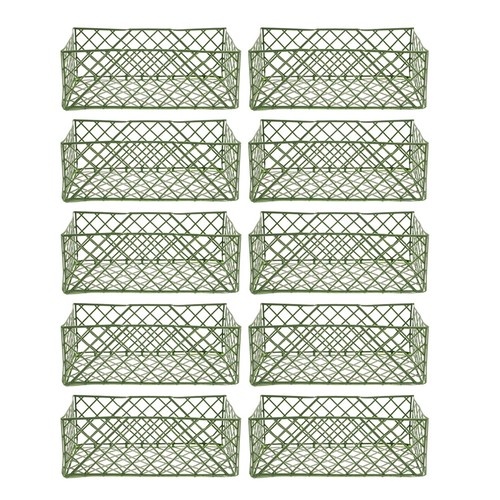  10 Pcs Green Floral Centerpiece Trays Flower Arrangement Bases Bouquet Holder - Bild 4 von 19